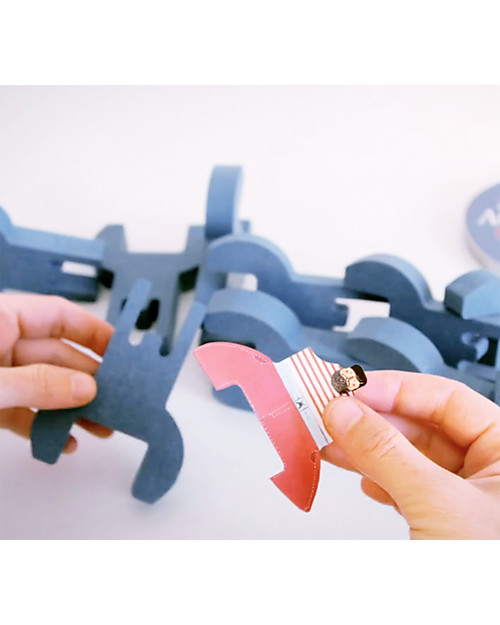 Londji I Fratelli Acrobati - 10 Acrobati - Legno Riciclato Giochi di una Volta