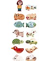 Londji I Love my Pets Puzzle - 21 pezzi per 7 puzzle reversibili - Cartone Riciclato! Puzzle