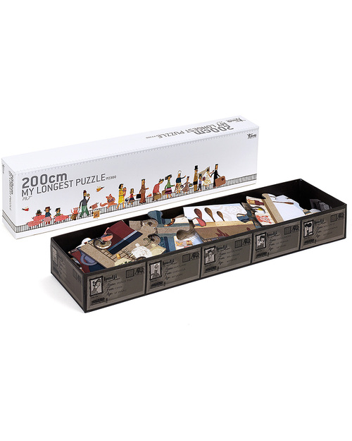 Londji Il Mio Puzzle Più Lungo (lungo 2 metri,  in cartone riciclato) Puzzle