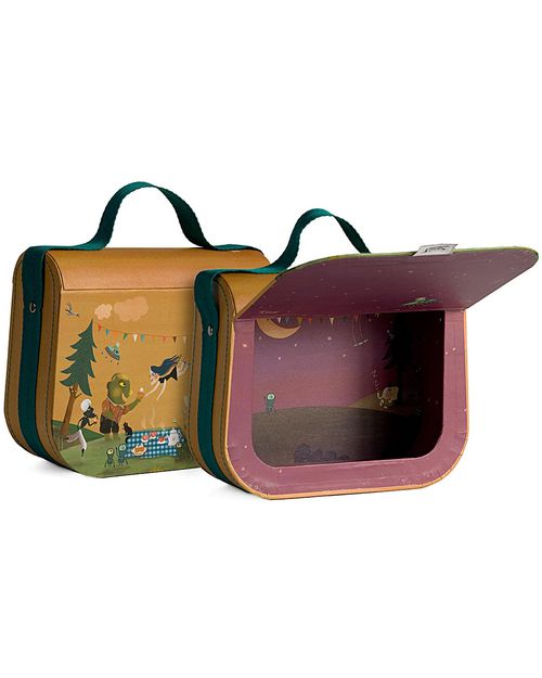 Londji Ma Petite Valisette - Piccola Valigetta decorata in cartone riciclato (con chiusura magnetica!) Borse da Viaggio