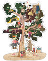 Londji Puzzle Albero Double Face - (alto 70 cm & in cartone riciclato) Puzzle