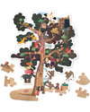 Londji Puzzle Albero Double Face - (alto 70 cm & in cartone riciclato) Puzzle