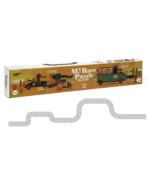 Londji Puzzle My Race - Una pazza corsa lunga 3 metri! Puzzle