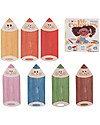 Londji Puzzle Reversibile dei Colori Pastello - 21 Grandi Pezzi Puzzle