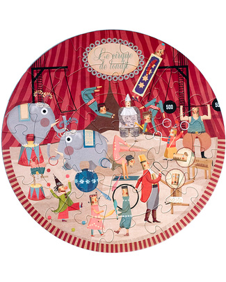 Londji Puzzle Rotondo il Circo (cartone riciclato) Puzzle
