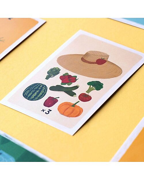 Delizioso! Gioco Di Carte Sul Giardinaggio | Raccolta E Abbinamento Di Frutta E Verdura, Per 1-100 Giocatori, Età 14+
