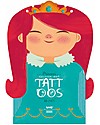 Londji Tatuaggi Temporanei Principessa - 10 Grandi Tatuaggi a Colori Tatuaggi da Bambini