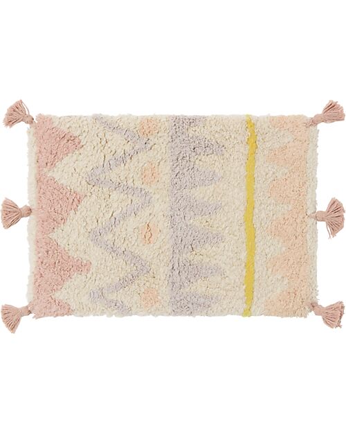 Lorena Canals Ammi Set - Culla/Tappeto/Cestino/Pouf - 100% Materiale Riciclato - Mini Lorena Collection - 22 x 32 x 16 cm Bambole