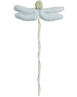 Lorena Canals Bacchetta Libellula - Fantasy Garden - Soft Blue - Fatta a Mano - Tela di Cotone - (26x45 cm) Far finta di