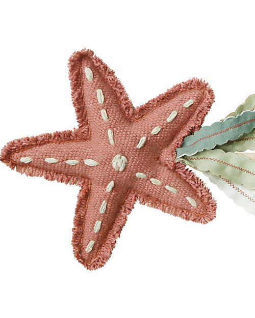 Lorena Canals Bacchetta Stella Marina - Multicolore - 100% Cotone - Sea Wonders Collection - 14 x 45 cm Travestimenti