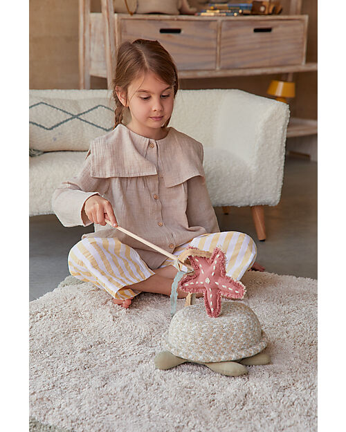 Lorena Canals Bacchetta Stella Marina - Multicolore - 100% Cotone - Sea Wonders Collection - 14 x 45 cm Travestimenti