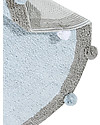 Lorena Canals Bubbly, Tappeto Tondo Lavabile, Azzurro - 120 cm diametro Tappeti Arredo