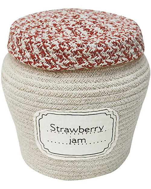 Lorena Canals Cesta Portagiochi - Barattolo di Marmellata - Little Chefs Collection Contenitori Portaoggetti