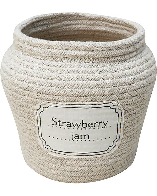 Lorena Canals Cesta Portagiochi - Barattolo di Marmellata - Little Chefs Collection Contenitori Portaoggetti