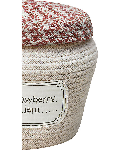 Lorena Canals Cesta Portagiochi - Barattolo di Marmellata - Little Chefs Collection Contenitori Portaoggetti