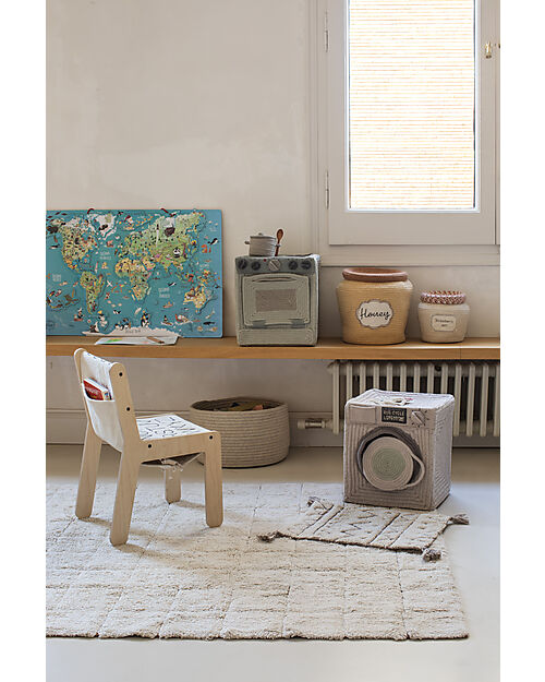 Lorena Canals Cesta Portagiochi - Barattolo di Marmellata - Little Chefs Collection Contenitori Portaoggetti