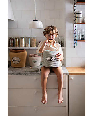 Lorena Canals Cesta Portagiochi - Contenitore di Biscotti - Little Chefs Collection Contenitori Porta Giochi