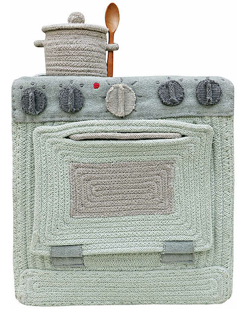 Lorena Canals Cesta Portagiochi - Cucina - Little Chefs Collection Contenitori Portaoggetti