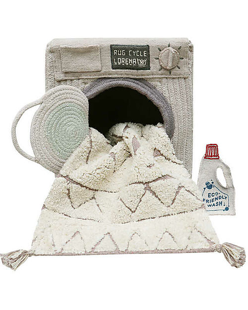 Lorena Canals Cesta Portagiochi - Lavatrice - Little Chefs Collection Contenitori Portaoggetti