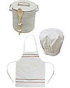 Lorena Canals Cesta Portagiochi - Pentola - Little Chefs Collection Contenitori Portaoggetti
