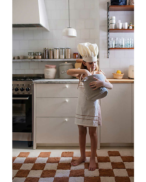 Lorena Canals Cesta Portagiochi - Pentola - Little Chefs Collection Contenitori Portaoggetti