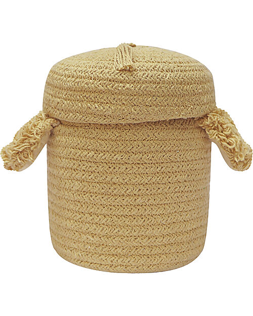 Lorena Canals Cesta Portaoggetti Mini - Charlie il Pollo - Diametro 13cm - New Green Toys Collection Contenitori Portaoggetti