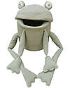 Lorena Canals Cesta Portaoggetti Mini - Fred la Rana - Diametro 15cm - New Green Toys Collection Contenitori Portaoggetti