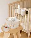 Lorena Canals Cestino Portaoggetti - Bobby Vanilla - Cotone - Bamboo Collection - 12 x 32 x 10 cm Contenitori Portaoggetti