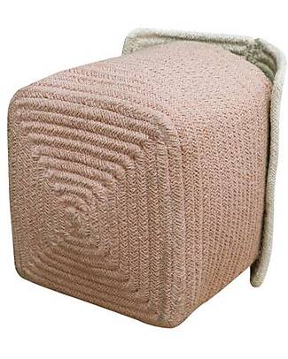 Lorena Canals Cesto Portaoggetti a Forma di Casa - Eco City - Vintage Nude - Cotone - (22x22x34 cm) Contenitori Portaoggetti