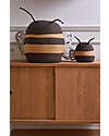 Lorena Canals Cesto Portaoggetti - Baby Bee - Nero/Giallo - Cotone - Collezione Planet Bee - 15 x 15 cm Contenitori Portaoggetti