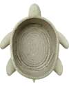 Lorena Canals Cesto Portaoggetti Baby - Turtle - Verde Oliva - Cotone - Sea Wonders Collection - 22 x 25 x 10 cm Contenitori Portaoggetti