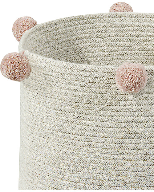 Lorena Canals Cesto Portaoggetti Bubbly, Naturale/Nude - Lavabile e fatto a mano Contenitori Portaoggetti