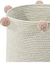 Lorena Canals Cesto Portaoggetti Bubbly, Naturale/Nude - Lavabile e fatto a mano Contenitori Portaoggetti
