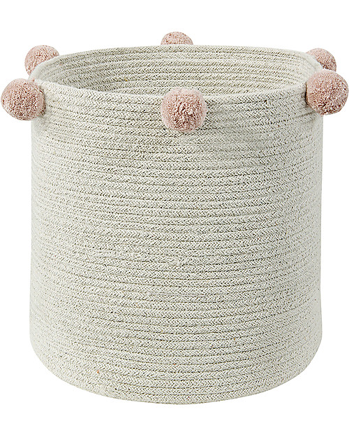 Lorena Canals Cesto Portaoggetti Bubbly, Naturale/Nude - Lavabile e fatto a mano Contenitori Portaoggetti