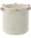 Lorena Canals Cesto Portaoggetti Bubbly, Naturale/Nude - Lavabile e fatto a mano Contenitori Portaoggetti
