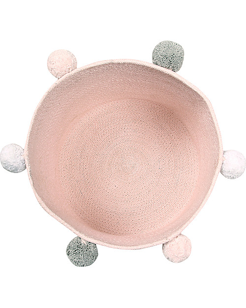 Lorena Canals Cesto Portaoggetti Bubbly, Rosa - Lavabile e fatto a mano! Contenitori Portaoggetti