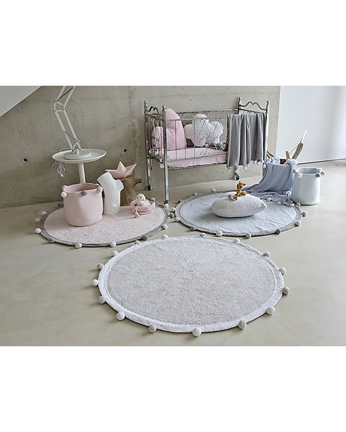 Lorena Canals Cesto Portaoggetti Bubbly, Rosa - Lavabile e fatto a mano! Contenitori Portaoggetti