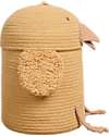 Lorena Canals Cesto Portaoggetti Charlie il Pollo - Golden - The Animal Crew Collection - 25 x 30 cm Contenitori Portaoggetti