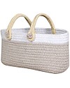 Lorena Canals Cesto Portaoggetti con Manici Maria, per Lettino Baby - 10x25x12 cm Contenitori Portaoggetti