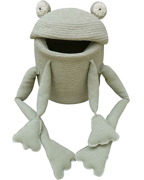 Lorena Canals Cesto Portaoggetti - Fred la Rana - Fantasy Garden - Diametro 23x35 cm Contenitori Portaoggetti