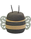 Lorena Canals Cesto Portaoggetti - Mama Bee - Nero/Giallo - Cotone - Collezione Planet Bee - 30 x 32 cm Contenitori Portaoggetti