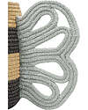 Lorena Canals Cesto Portaoggetti - Mama Bee - Nero/Giallo - Cotone - Collezione Planet Bee - 30 x 32 cm Contenitori Portaoggetti
