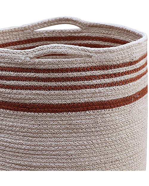 Lorena Canals Cesto Portaoggetti Twin Toffee - Diametro 30x30 cm Contenitori Portaoggetti