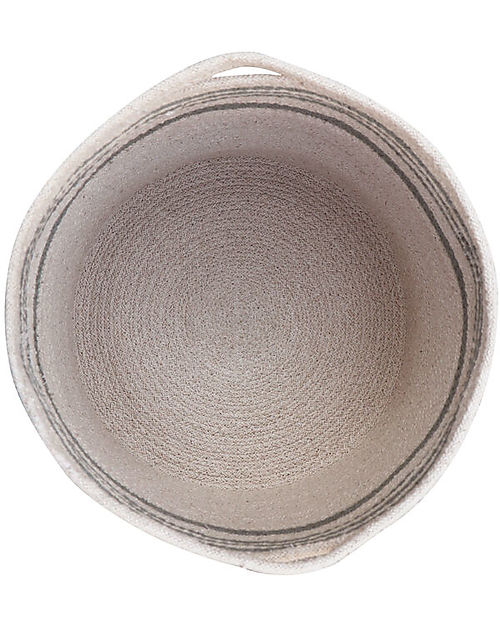 Lorena Canals Cesto Portaoggetti Twin Vintage Blue - Diametro 30x30 Contenitori Portaoggetti