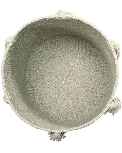 Lorena Canals Cesto Portaoggetti Woody - Oliva - Cotone (30x30 cm) Contenitori Portaoggetti