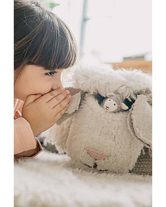 Lorena Canals Cesto Portaoggetti Woolable - Pink Nose Sheep - (30x27x22 cm) Contenitori Portaoggetti