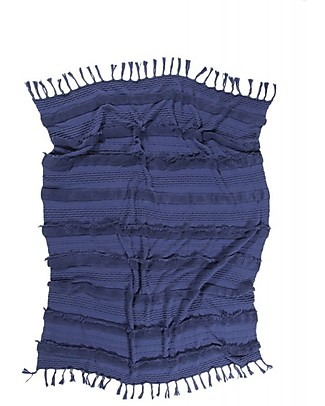 Lorena Canals Coperta Early Hours, Air Alaska Blu - 100% Cotone (125x150cm) Swaddle di Mussola
