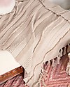 Lorena Canals Coperta Early Hours, Air Bianco Dune - 100% Cotone (125x150cm) Swaddle di Mussola
