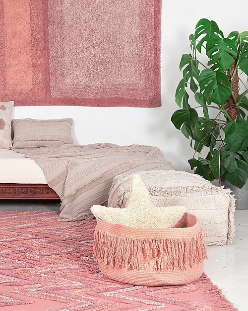 Lorena Canals Coperta Early Hours, Air Bianco Dune - 100% Cotone (125x150cm) Swaddle di Mussola