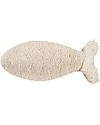 Lorena Canals Cuscino Lavabile Bambino Pesce, Natural - 100% Cotone (60 x 27 cm) Cuscini Arredo